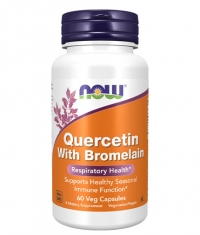 NOW Quercetin with Bromelain / 60 Vcaps