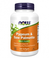 NOW Pygeum & Saw Palmetto / 120 Softgels