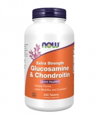 NOW Glucosamine & Chondroitin Sulfate Extra Strength / 240 Tabs