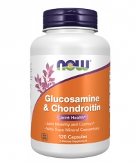 NOW Glucosamine & Chondroitin with Trace Minerals / 120 Vcaps