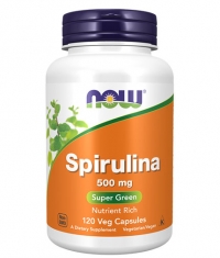 NOW Spirulina 500 mg / 120 Vcaps