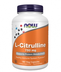 NOW L-Citrulline 750 mg / 180 Vcaps