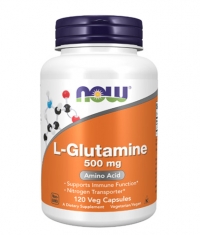 NOW L-Glutamine 500 mg / 120 Vcaps