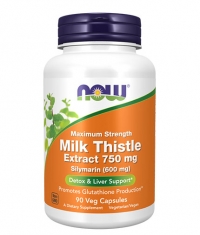 NOW Milk Thistle Extract 750 mg / 90 Vcaps