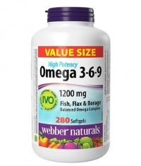 WEBBER NATURALS Omega 3-6-9 1200 mg / 280 Softgels