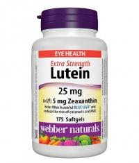 WEBBER NATURALS Lutein 25 mg + Zeaxanthin 5 mg / 175 Softgels