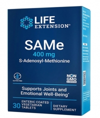 LIFE EXTENSION SAMe 400 mg / 30 Enteric Coated Vtabs