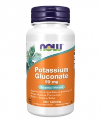 NOW Potassium Gluconate 99 mg / 100 Tabs