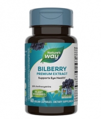 NATURES WAY Bilberry Premium Extract / 60 Vcaps