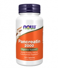 NOW Pancreatin 2000 / 100 Caps