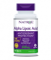NATROL Alpha Lipoic Acid /Time Release/ 600 mg. / 45 Tabs.