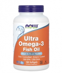 NOW Ultra Omega 3 Fish Oil / 180 Softgels