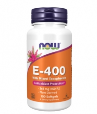 NOW Vitamin E-400 IU /Mixed Tocopherols/ 100 Softgels