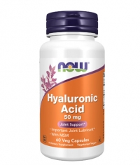 NOW Hyaluronic Acid with MSM 50 mg / 60 Vcaps